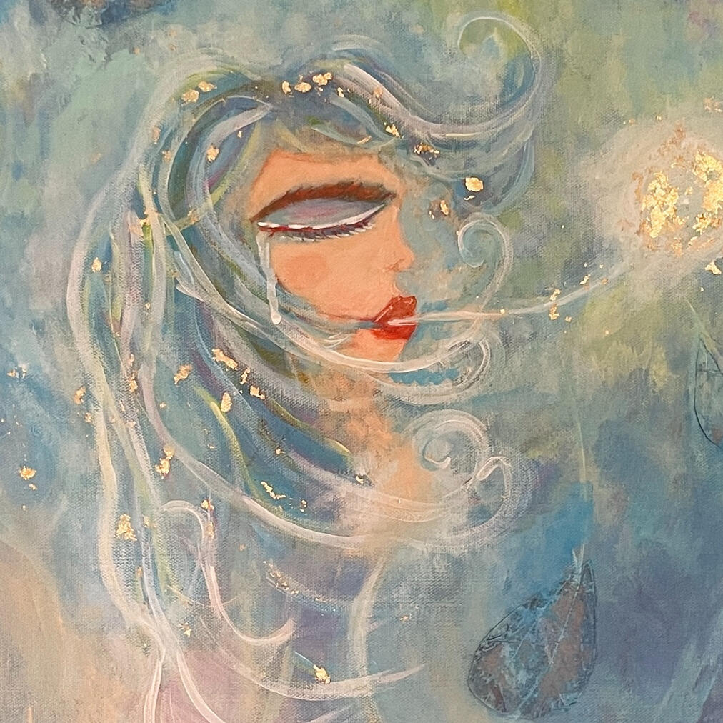 Painting &amp; Spoken Word, &quot;4 Women: Earth, water, air, fire&quot; 2024